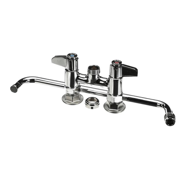 (image for) T&S Brass 5F-4DLX14 FAUCET, DECK MOUNT, 4 CENTERS, 14 SWING